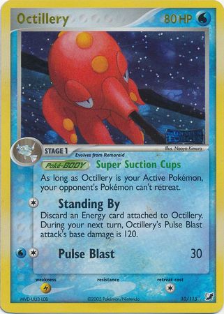 Octillery - 10/115 - Holo Rare - Reverse Holo