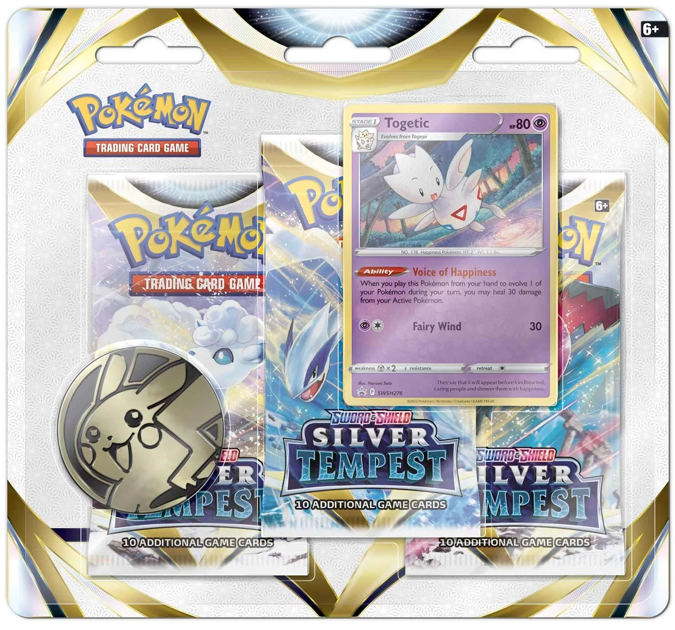 Sword & Shield - Silver Tempest 3 Pack Blister - Togetic