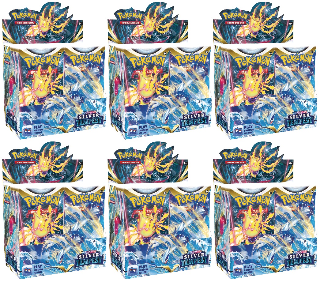 Sword & Shield - Silver Tempest Booster Case (Set of 6)