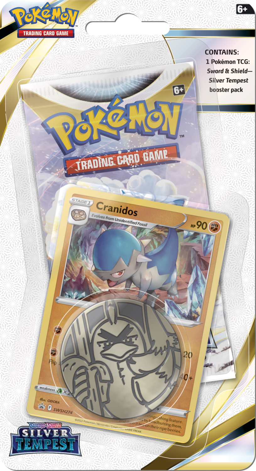 Sword & Shield - Silver Tempest Single Pack Blister - Cranidos