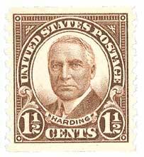 #686 – 1930 1 1/2c Harding, brown, coil