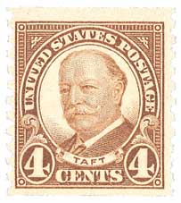 #687 – 1930 4c Taft, brown, coil
