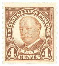 #687 – 1930 4c Taft, brown, coil