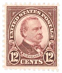 1931 12c Cleveland, brown violet