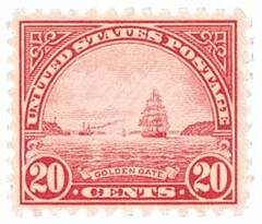 1931 20c Golden Gate