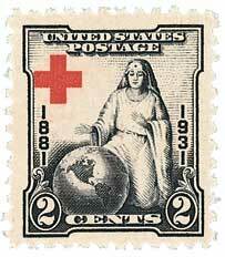1931 2c Red Cross Issue