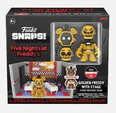 SNAPS! Golden Freddy With Stage Playset - Five Nights at Freddy's