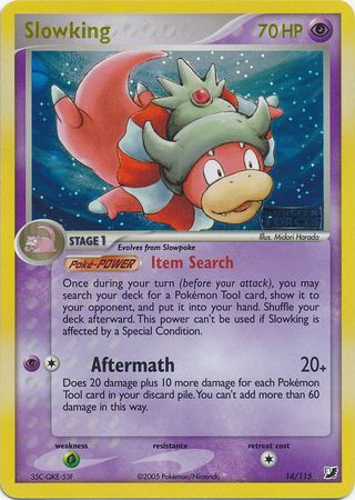 Slowking - 14/115 - Holo Rare - Reverse Holo