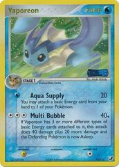 Vaporeon - 19/115 - Holo Rare - Reverse Holo