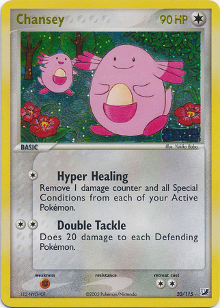 Chansey - 20/115 - Rare - Reverse Holo