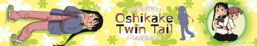Oshikake Twin-tail Microfiber Towel C