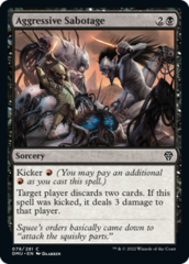 Aggressive Sabotage - Foil