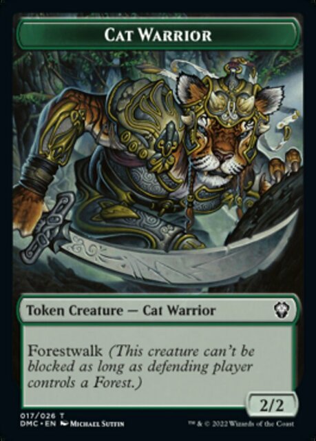 Cat Warrior Token