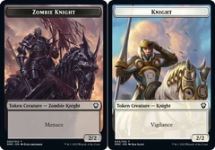 Knight (Vigilance) // Zombie Knight Double-sided Token