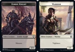 Zombie Knight // Warrior Double-sided Token