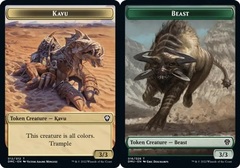 Kavu // Beast Double-sided Token