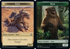 Kavu // Bear Double-sided Token