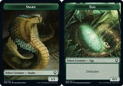 Snake // Egg Double-sided Token