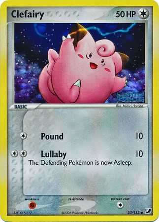 Clefairy - 53/115 - Common - Reverse Holo