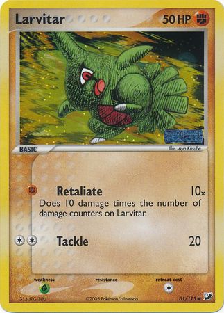 Larvitar - 61/115 - Common - Reverse Holo