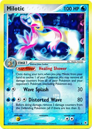 Milotic - 12/101 - Holo Rare - Reverse Holo