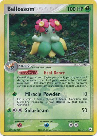 Bellossom - 16/101 - Rare - Reverse Holo