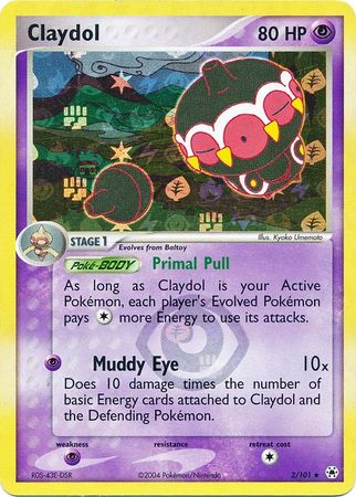 Claydol - 2/101 - Holo Rare - Reverse Holo