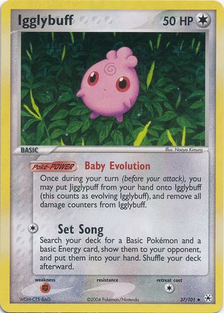Igglybuff - 37/101 - Uncommon - Reverse Holo