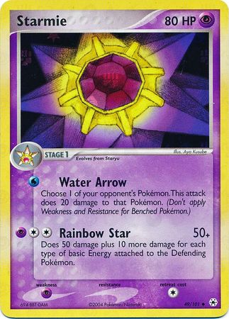 Starmie - 49/101 - Uncommon - Reverse Holo