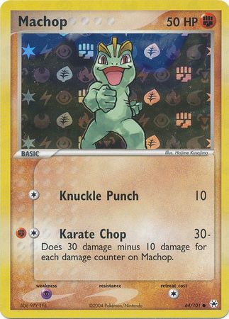 Machop - 64/101 - Common - Reverse Holo