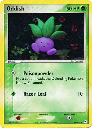 Oddish - 68/101 - Common - Reverse Holo