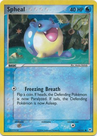 Spheal - 74/101 - Common - Reverse Holo