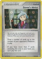 Steven's Advice - 92/101 - Uncommon - Reverse Holo