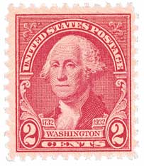 Washington Bicentennial: 2c Washington by Gilbert Stuart