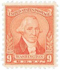 Washington Bicentennial: 9c Washington by William Joseph Williams