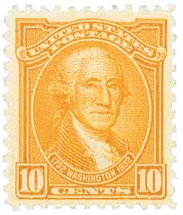 Washington Bicentennial: 10c Washington by Gilbert Stuart