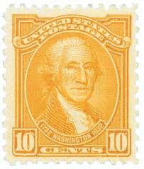 Washington Bicentennial: 10c Washington by Gilbert Stuart