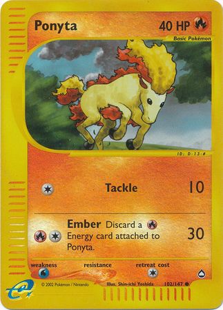 Ponyta - 102/147 - Common - Reverse Holo