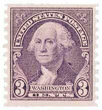 Washington, deep violet, coil, vertical perf 10