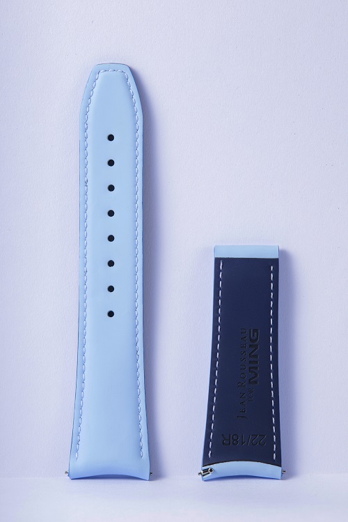 Ming 22MM Regular - Sky Blue Rubber Strap