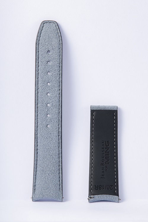 Ming 22MM Regular - Sky Blue Alcantara Strap