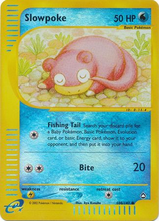 Slowpoke - 108/147 - Common - Reverse Holo