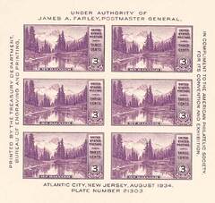 National Parks: Mt. Rainier, Washington, souvenir sheet