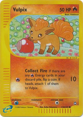 Vulpix - 116/147 - Common - Reverse Holo