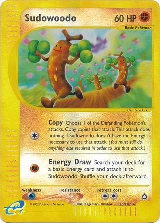 Sudowoodo - 36/147 - Rare - Reverse Holo