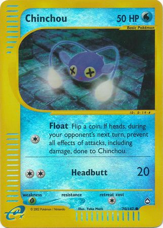 Chinchou - 70/147 - Common - Reverse Holo