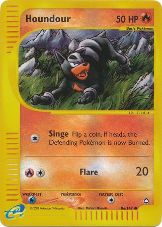 Houndour - 86/147 - Common - Reverse Holo