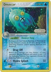 Omastar - 23/92 - Rare - Reverse Holo