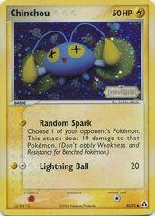 Chinchou - 50/92 - Common - Reverse Holo