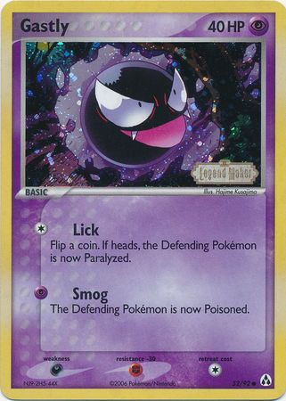 Gastly - 52/92 - Common - Reverse Holo